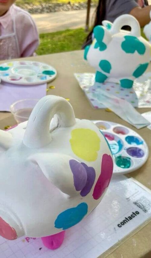 Ceramic Money Bank Painting2