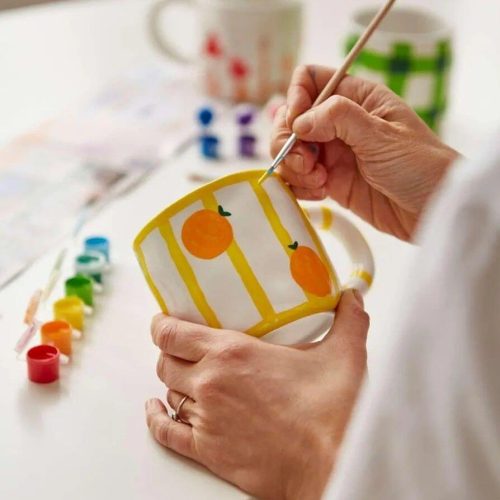 Yello Mug Painting
